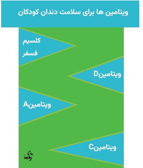 ویتامین ها و مواد معدنی مفید برای سلامت دندان کودک